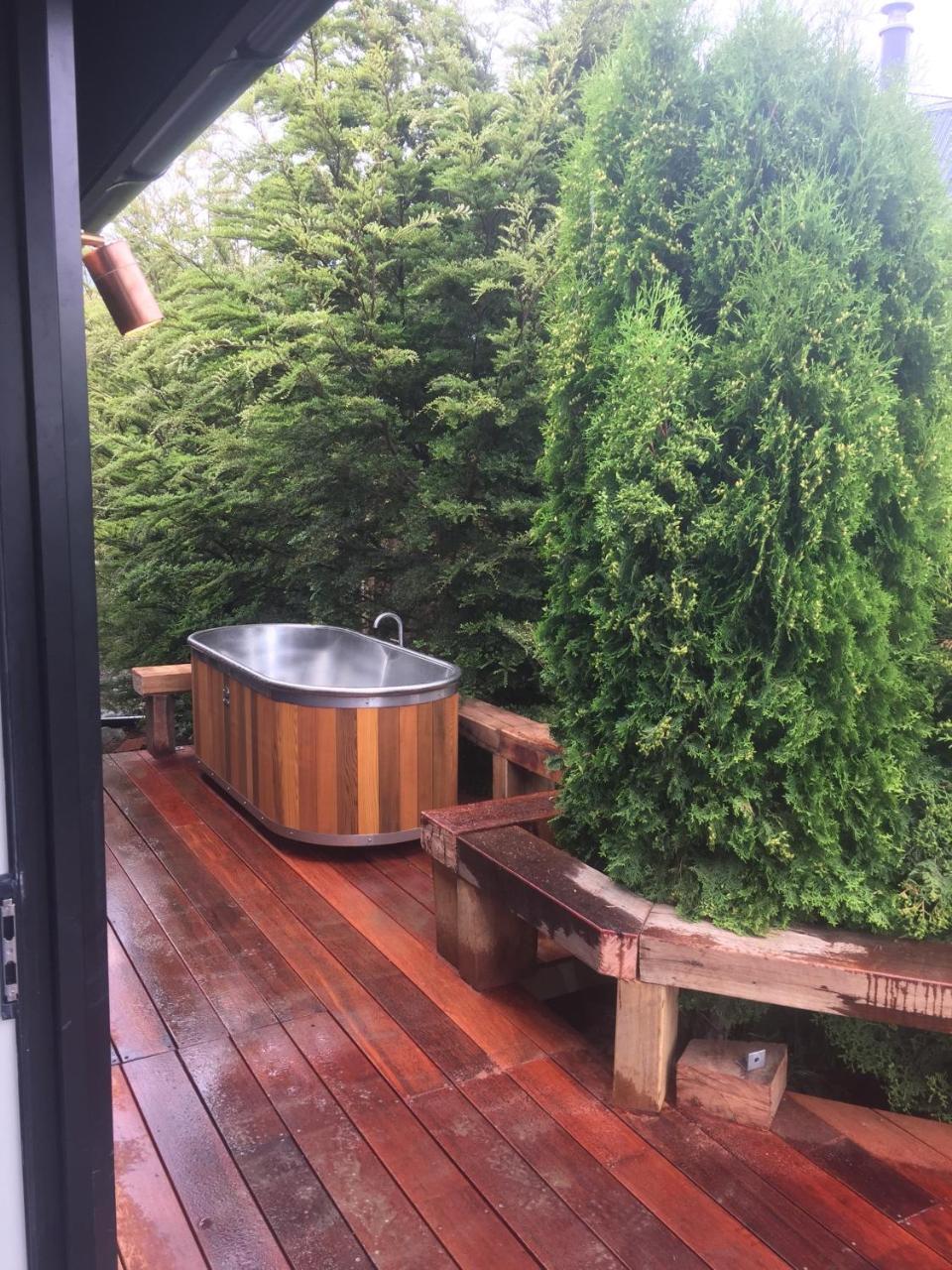 Black Beech House With Stunning Outdoor Bath Lake Tekapo Eksteriør bilde